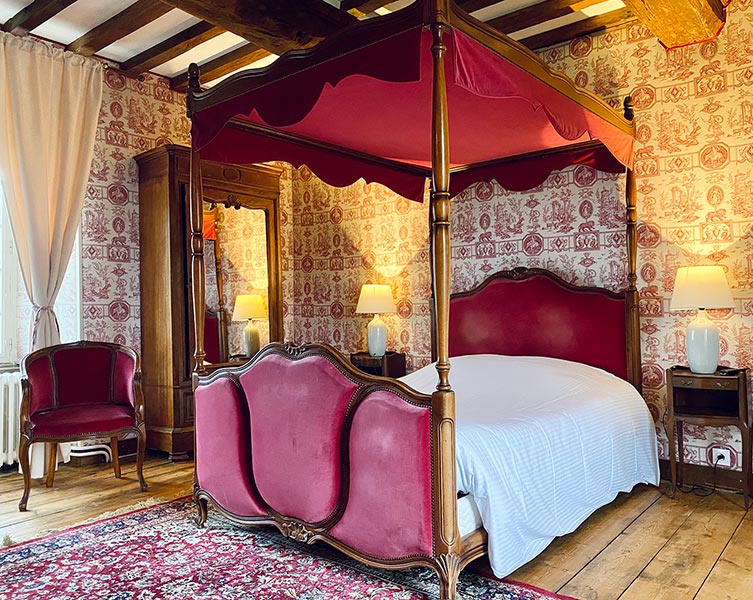 Hébergement - Chambres doubles luxe, Château de la Roque